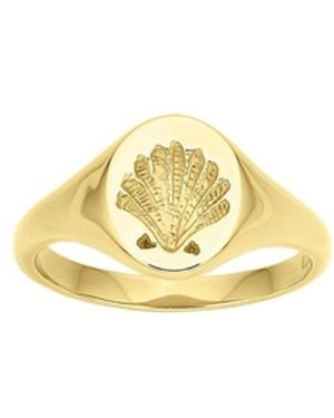 Zoe & Morgan Secret Society Of Shell Lovers Signet - Metallic