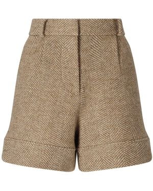 Baltér Neutrals Balmoral Shorts - Natural