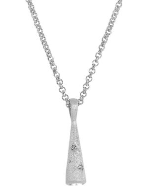 Claire Hill Designs Sparkly Comet Charm Necklace - Metallic