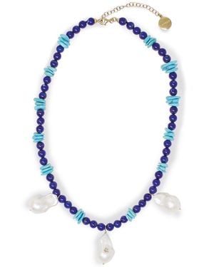 Vintouch Italy Santorini Necklace - Blue