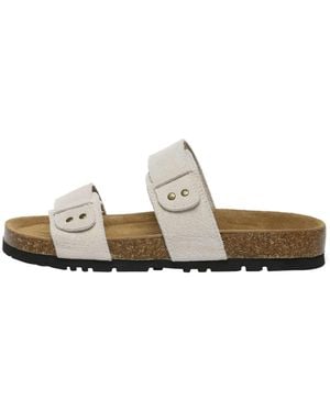 EverAu Australia Neutrals Scarlet Leather Sandals - White