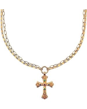 IN CAUDA VENENUM Ishani Necklace - Metallic