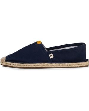 Kingdom of Wow Extra Fit Cotton Espadrilles - Blue