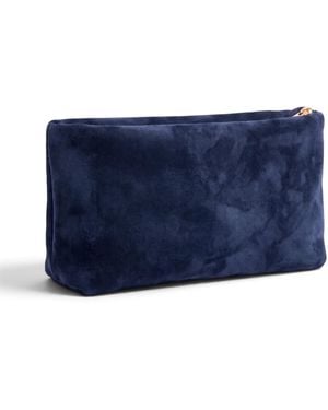 C. Grassi Small Bolster Clutch - Blue