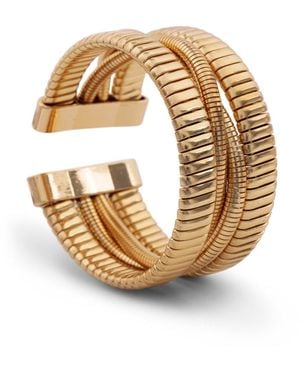 Saachi Layered Coil Cuff - Metallic