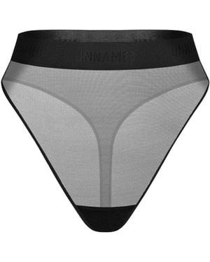 Zhilyova Hanna Nero High-Waisted Thong - Grey