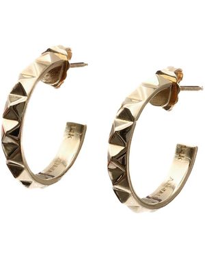 Anjalé Fine Jewelry Studded Hoops - Metallic