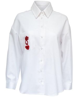 Sana t Queen Of Hearts Shirt - White