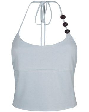 Anemoia Lune Baby Model Cami Top - Blue