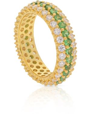 Preeti Sandhu 14K Plated, Dome Ring - Metallic