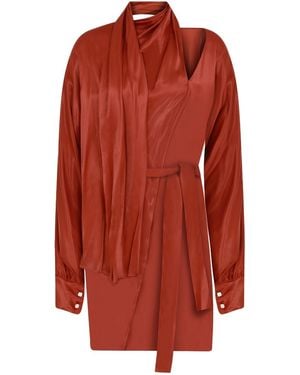 NAZLI CEREN Alice Dress - Red