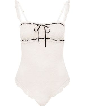 Wild Lovers Neutrals Celeste Bodysuit - White