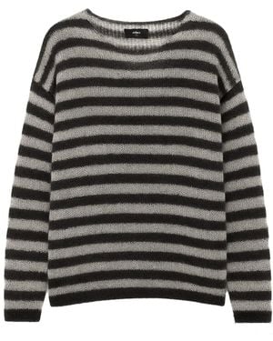 Other Oversized Classic Stripe Navarro Jumper - Black