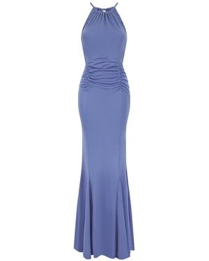 Celestine & Mae Plume Maxi Dress - Purple