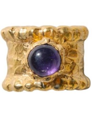 Raxada Xana Amethyst Ring - Metallic