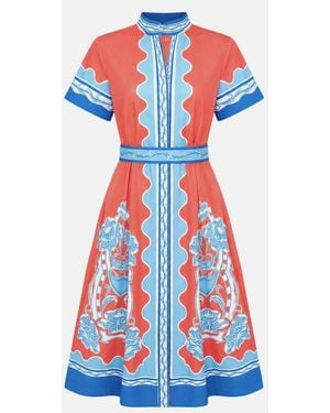 IslaPayal Sydney Shirtdress - Blue