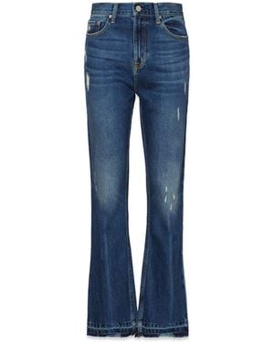 NOEND Farrah Kick Flare Jeans - Blue