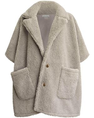 James Lakeland Teddy Button Cape - Gray