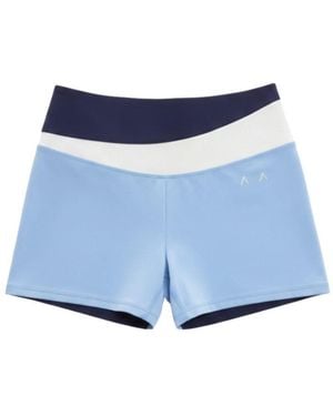 Altra Volta High Waist Biker Shorts - Blue