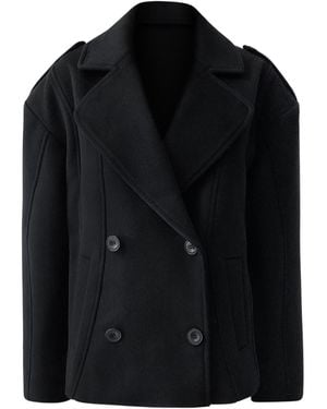 OW Collection Presley Wool Jacket - Black