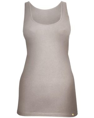 Zd - Zero Defects Neutrals Juno Tank Top Soy Fibre - Grey