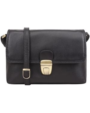 Lloyd Baker Madurai Leather Crossbody Bag - Black