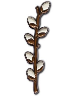 Make Heads Turn Neutrals Enamel Pin Pussy Willow - Metallic