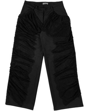 28Natelier Feeling Wavy Pants - Black