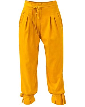 Lumina Eligma The Arabesque Trousers Ensemble – Mustard - Yellow
