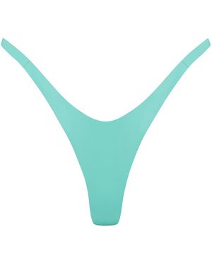 Elissa Poppy Latex G-String - Green