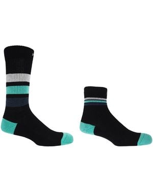 Peper Harow - Made in England Organic Luxury Sports Socks Bundle - Black
