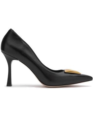 Ilvi Svea Leather Pump - Black