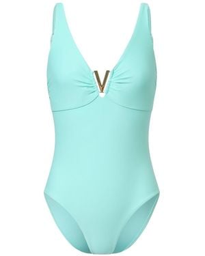 Aqva Swimwear Aqva Aiguablava One-Piece Swimsuit - Blue