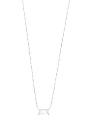 Esterah Baguette Necklace - Metallic