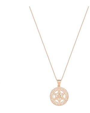 Seven Saints Merkaba Star Light Body Activation Necklace - Metallic