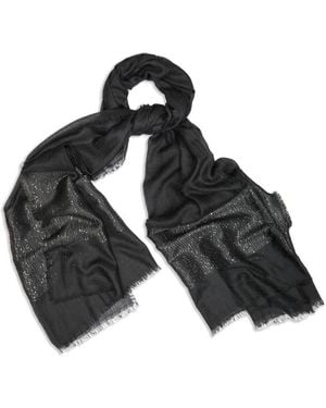 Saachi Sequin Oversized Scarf - Grey