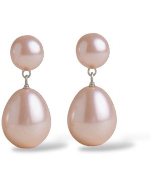 Ninemoo Perled Equilibre Earrings - Pink