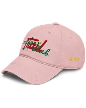 Anchor and Crew Rose Outdoor Trail Club Supply Cotton Embroidered Cap - Pink