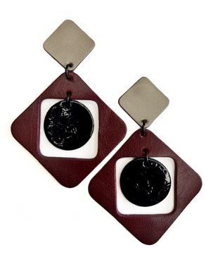 WAIWAI Pivot Statement Earrings - Multicolor