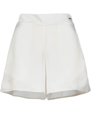 Vazaf Satin Shorts - White