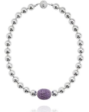 Saule Label Cassia Necklace - Metallic