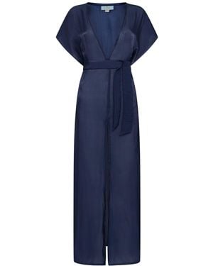 Leyla Maya Ltd Sophia Luxe Beach To Bar Dress - Blue