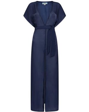 Leyla Maya Ltd Sophia Luxe Beach To Bar Dress - Blue