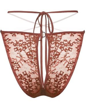 MONIQUE MORIN LINGERIE Rush Bikini Ouvert Sugar - Pink