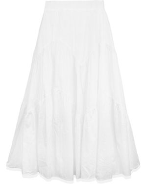 Profile Nyc Flowy Skirt - White