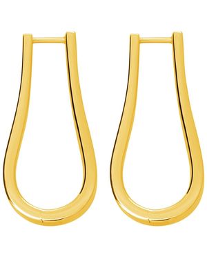 Lucy Quartermaine Petal Hoops Extra Large - Metallic