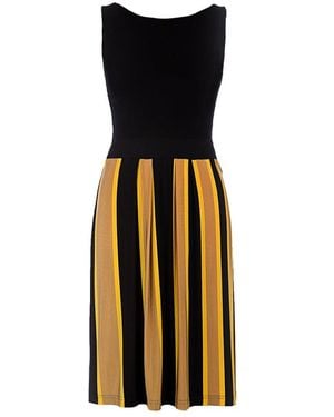 Conquista Sleeveless Summer Dress - Black