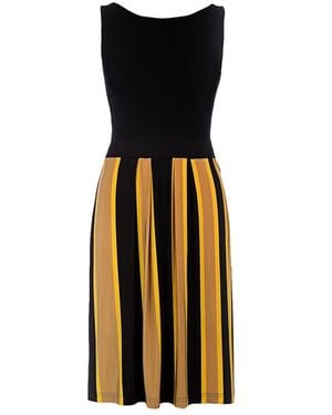 Conquista Sleeveless Summer Dress - Black