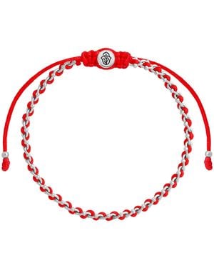 Karma and Luck Harmony Bound String Bracelet - Red