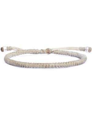 Harbour UK Bracelets Neutrals Ecru Waxed String Bracelet For - White